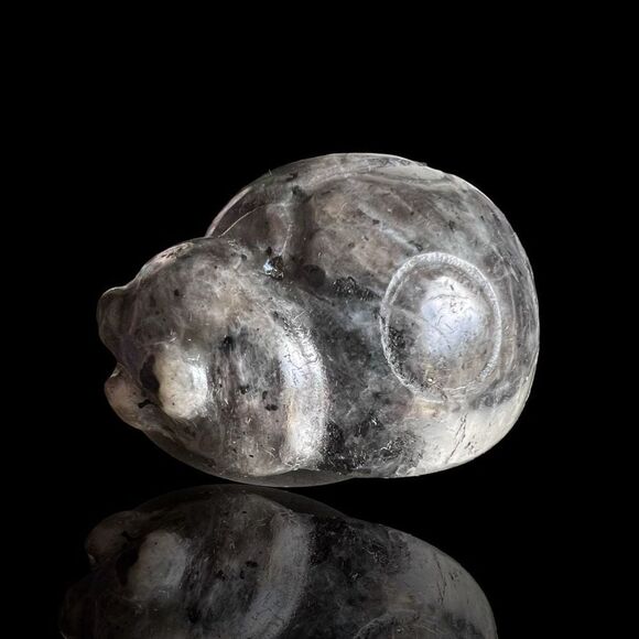 Larvikite Crystal Lady Bug Carving - Picture 15 of 15